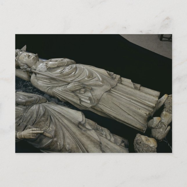 Postal Tumba de Philippe IV Le Bel, 1327 (Anverso)