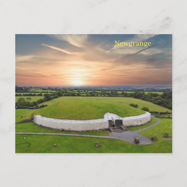 Postal Tumba del paso de la edad de piedra de Newgrange (Anverso)