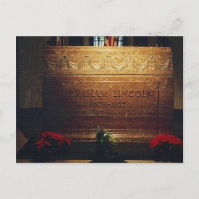 Postal Tumba del presidente famoso de la guerra civil (Anverso)