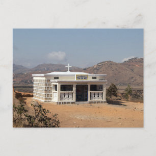 Postal Tumba del pueblo de las tierras altas, Madagascar