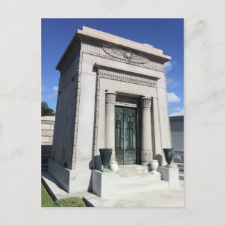 Postal Tumba del Renacimiento Egipcio de Nueva Orleans