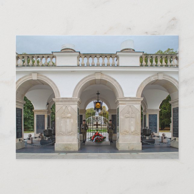 Postal Tumba Del Soldado Desconocido Varsovia (Anverso)