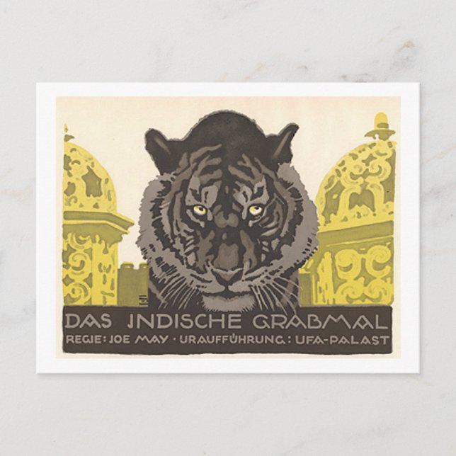 Postal Tumba india (Anverso)