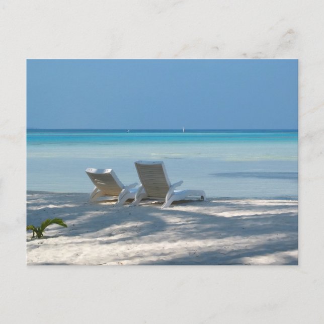 Postal Tumbonas (Anverso)