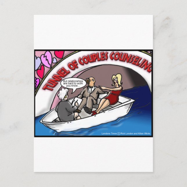 Postal ¿Túnel de amor? Graciosos regalos Personalizados y (Anverso)