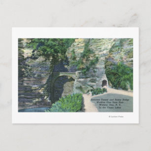 Postal Túnel de entrada al Parque Estatal y puente de cen