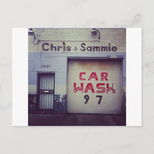 Postal Túnel de lavado (Anverso)