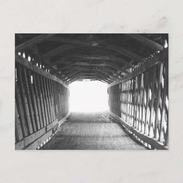 Postal Túnel de luz (Anverso)