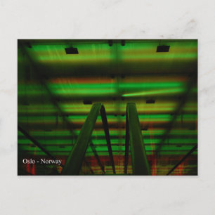 Postal Túnel de luz - Oslo