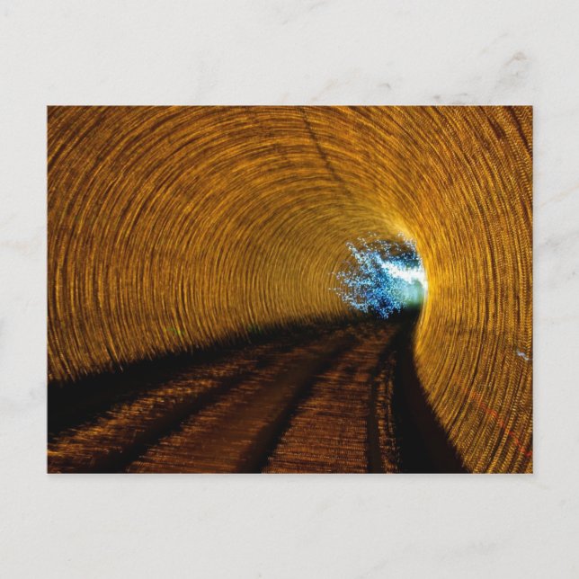 Postal Túnel Turístico Bund (Anverso)