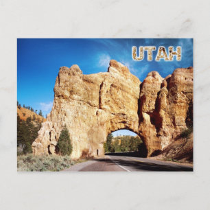 Postal Túnel vial, Cañón Rojo, Utah