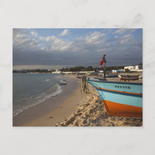 Postal Túnez, Cap Bon, Hammamet, paseo marítimo,