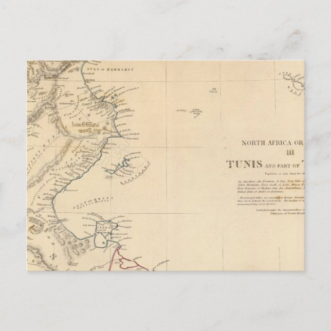 Postal Túnez, Trípoli (Anverso)