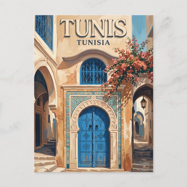 Postal Túnez Túnez (Anverso)