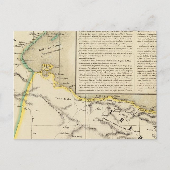Postal Túnez y Libia (Anverso)