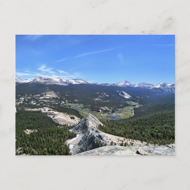 Postal Tuolumne Meadows Panorama de Fairview Dome - Yos (Anverso)
