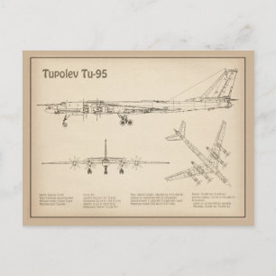 Postal Tupolev Tu-95 - Planes de Planes de Planes de Plan