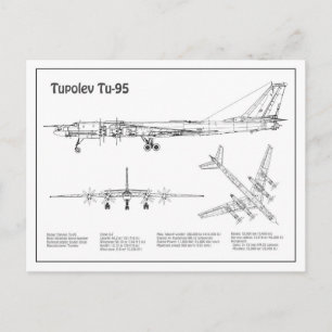 Postal Tupolev Tu-95 - Planes de Planes de Planes de Plan