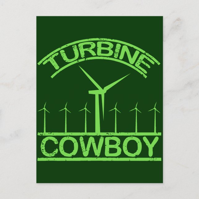 Postal Turbine Cowboy (Anverso)