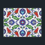 postal turca<br><div class="desc">Postcard personalizable con diseño tradicional turco con tulipanes. Fotografía en color de Estambul,  Turquía. 
 Cómpralo como está o úsalo como plantilla.</div>