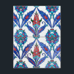 postal turca<br><div class="desc">Postcard personalizable con diseño tradicional turco con tulipanes. 
 Cómpralo como está o úsalo como plantilla.</div>