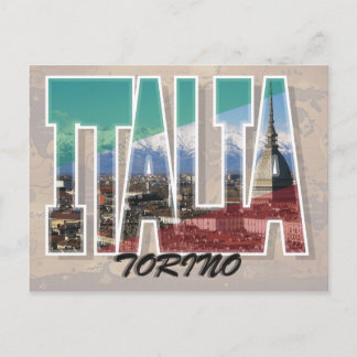 Postal Turín, Italia Postcard