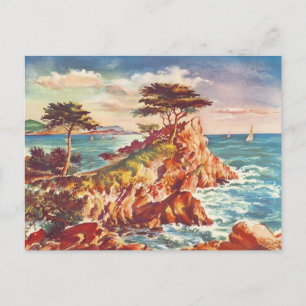Postal Turismo californiano los E.E.U.U. de la costa