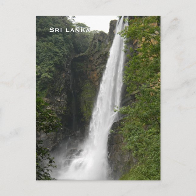 Postal Turismo de cosecha de cosechas en Sri Lanka (Anverso)