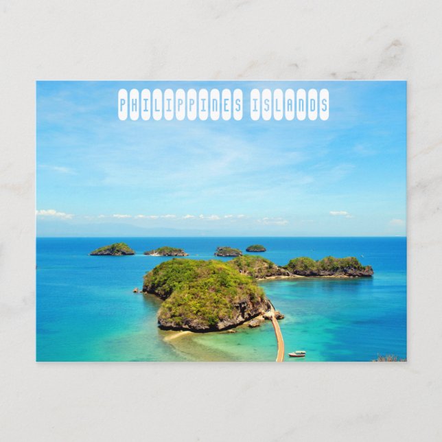 Postal Turismo de la Isla de Filipinas (Anverso)
