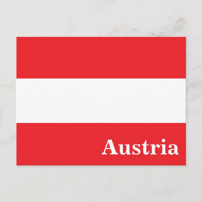 Postal Turismo de Viaje en Austria (Anverso)