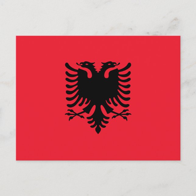Postal Turismo de viajes en Albania (Anverso)