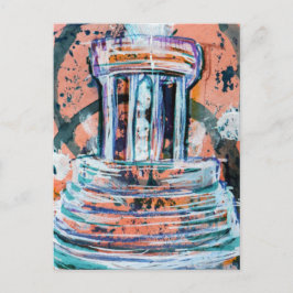 Postal Turista de la fuente conmemorativa Brooks de Michi