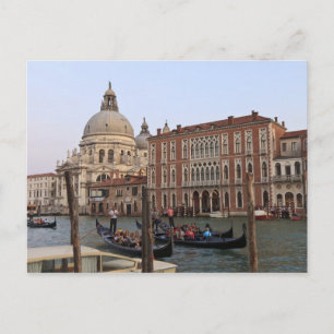 Postal Turista en góndolas desde San Maria Del Giglio