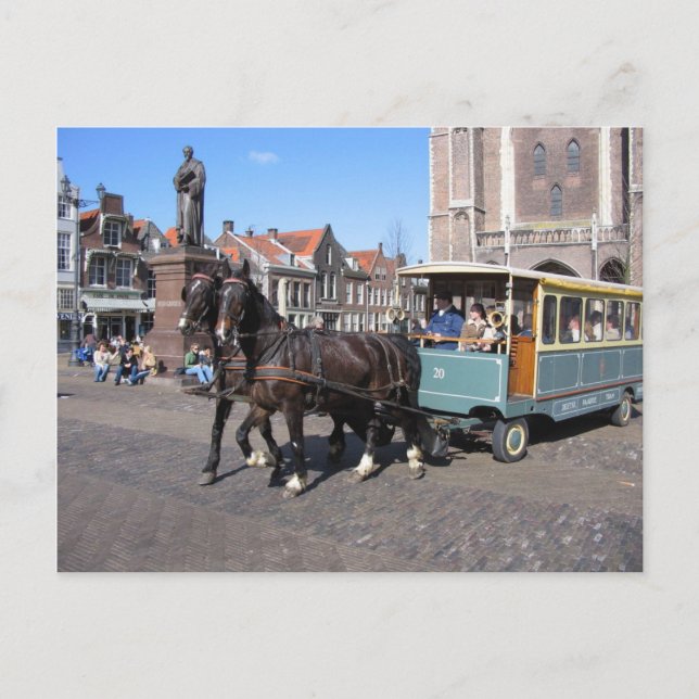 Postal Turistas en Delft (Anverso)