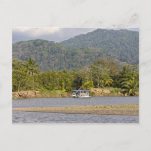 Postal Turistas viendo el estuario del Guacalillo, Nicoya