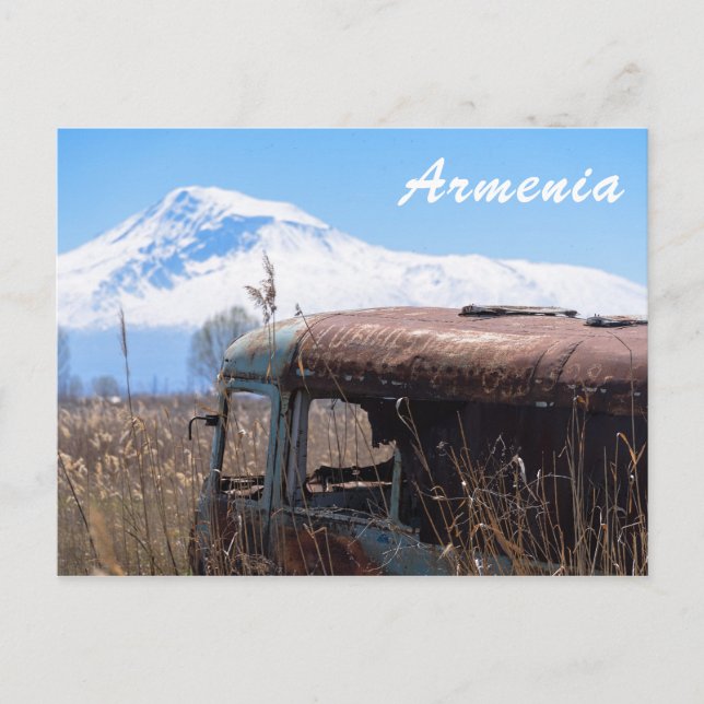 Postal turística de Armenia (Anverso)