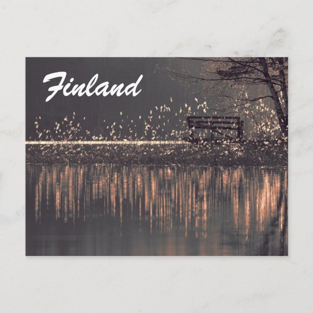 Postal turística de Finlandia (Anverso)