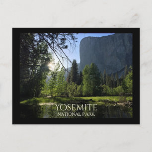 Postal turística del Parque Nacional Yosemite
