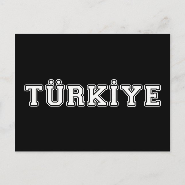 Postal Türkiye (Anverso)