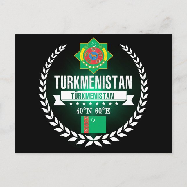 Postal Turkmenistán (Anverso)
