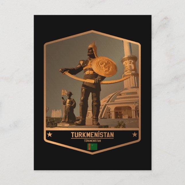 Postal Turkmenistán (Anverso)