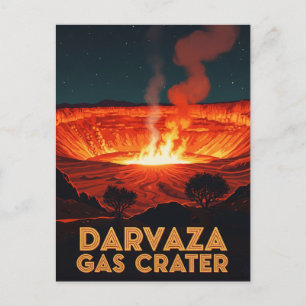 Postal Turkmenistán: Viaje del cráter de gas Darvaza