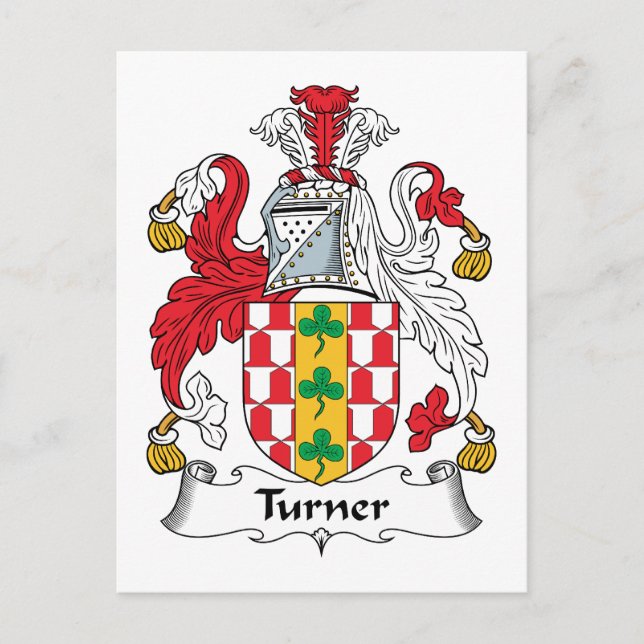 Postal Turner Family Crest (Anverso)