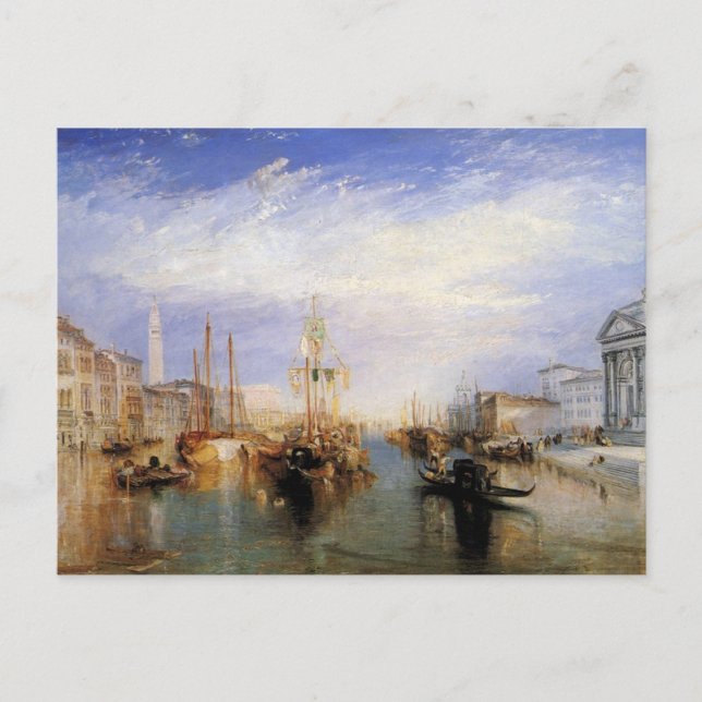 Postal turner, j m w - gran canal - venecia (Anverso)