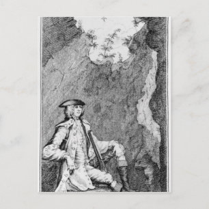 Postal Turpin mientras se ocultaba en una cueva