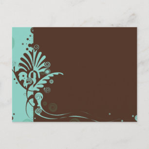 Postal Turqouise Swirl