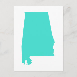 Postal Turquesa Alabama
