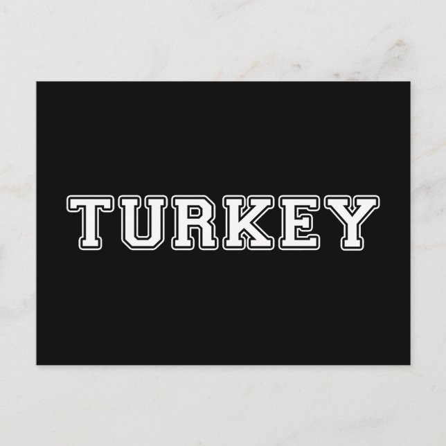 Postal Turquía (Anverso)