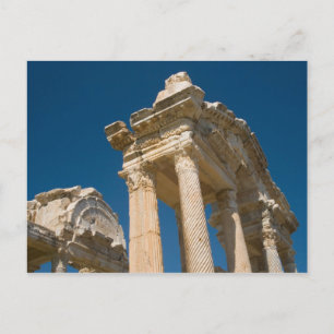 Postal Turquía Aphrodisias un sitio arqueológico romano
