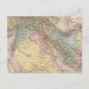 Postal Turquía asiática y Persia